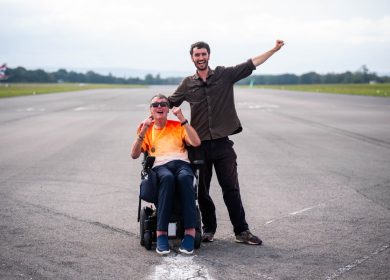 Dad who cannot walk or talk breaks four Guinness World Records in a day